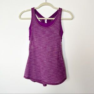 Lululemon magenta on track tank top